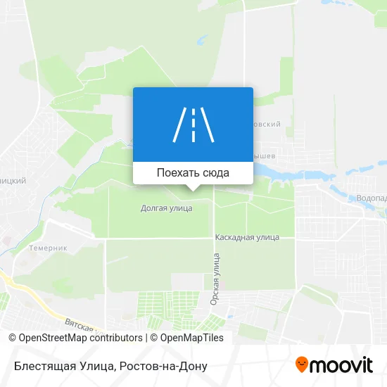 Карта Блестящая Улица