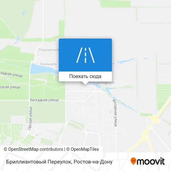 Карта Бриллиантовый Переулок