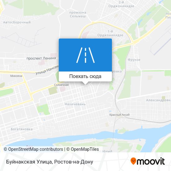 Карта Буйнакская Улица