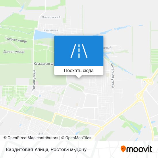 Карта Вардитовая Улица