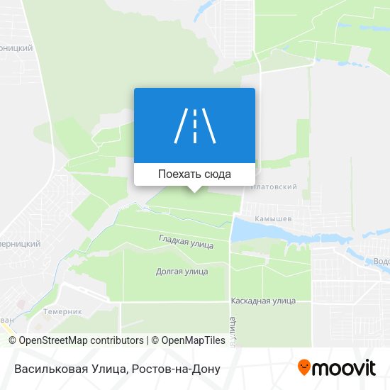 Карта Васильковая Улица