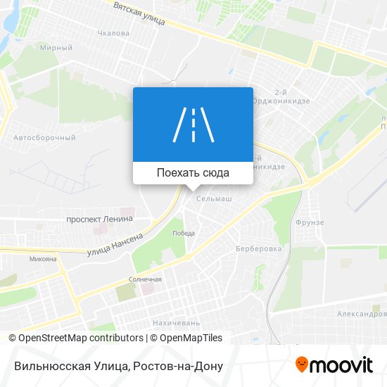 Карта Вильнюсская Улица