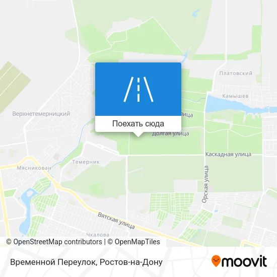 Карта Временной Переулок