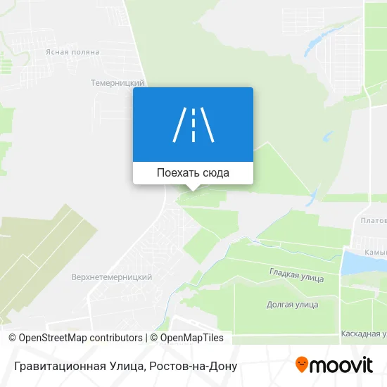Карта Гравитационная Улица