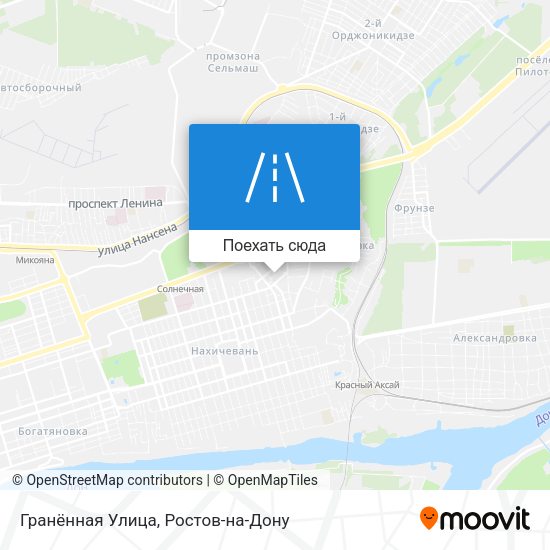 Карта Гранённая Улица