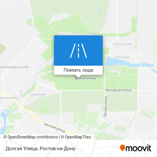 Карта Долгая Улица