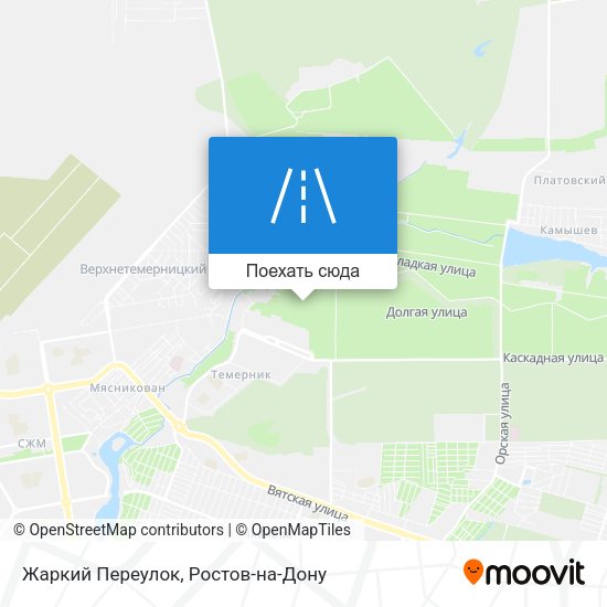 Карта Жаркий Переулок