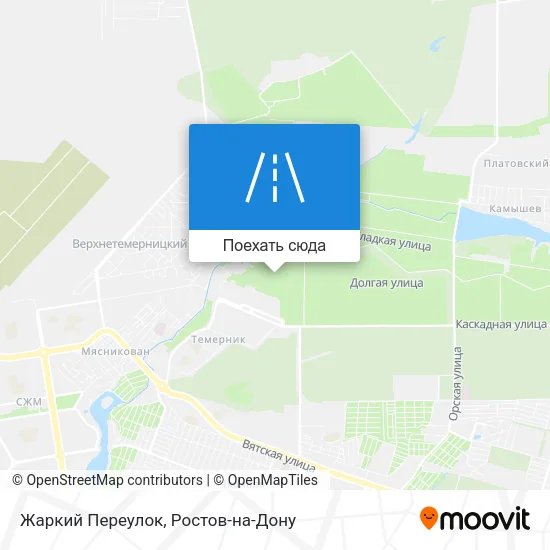 Карта Жаркий Переулок