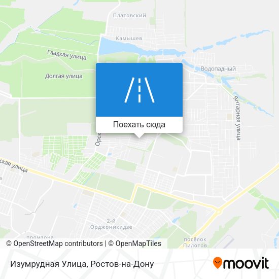 Карта Изумрудная Улица