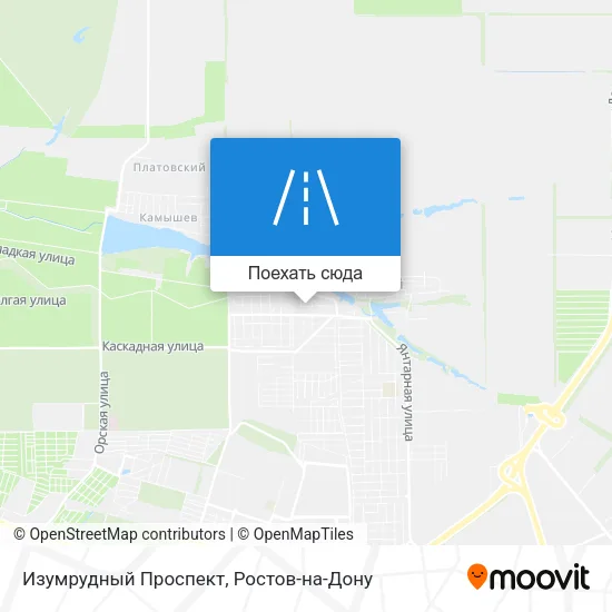 Карта Изумрудный Проспект