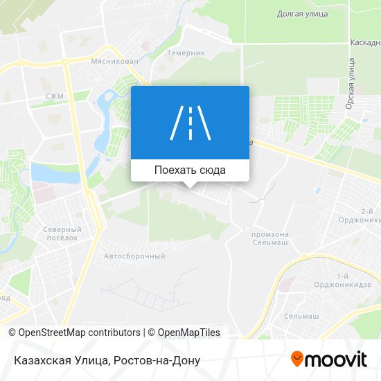 Карта Казахская Улица