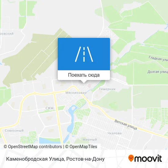 Карта Каменобродская Улица