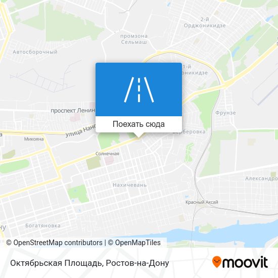 Карта Октябрьская Площадь