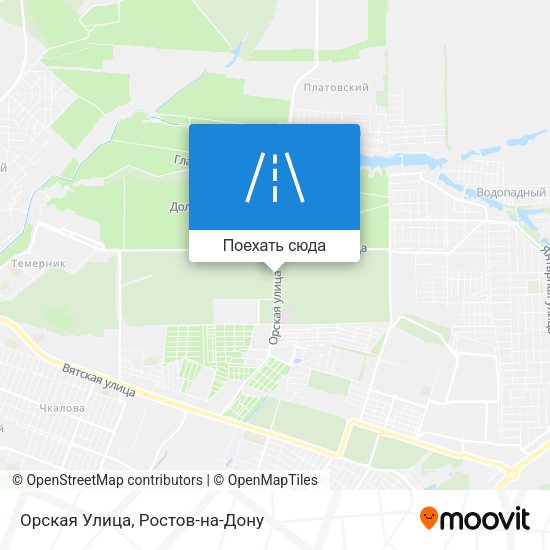 Карта Орская Улица
