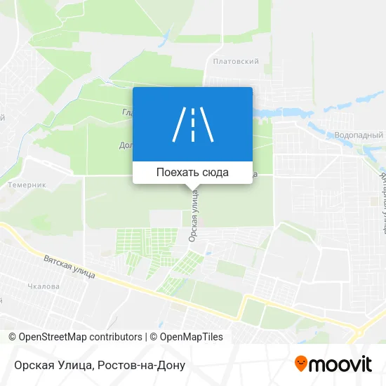 Карта Орская Улица