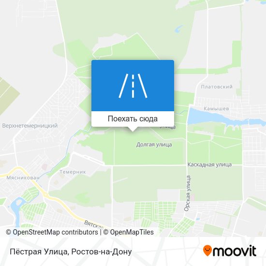 Карта Пёстрая Улица