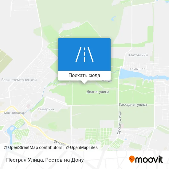Карта Пёстрая Улица