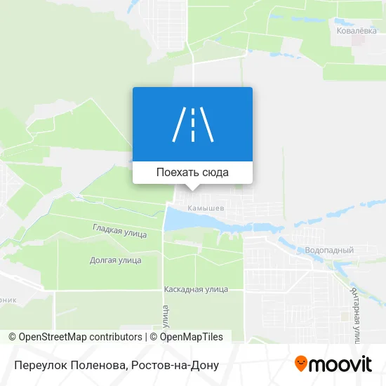 Карта Переулок Поленова