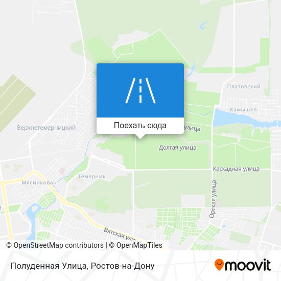 Карта Полуденная Улица