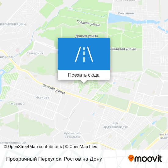 Карта Прозрачный Переулок