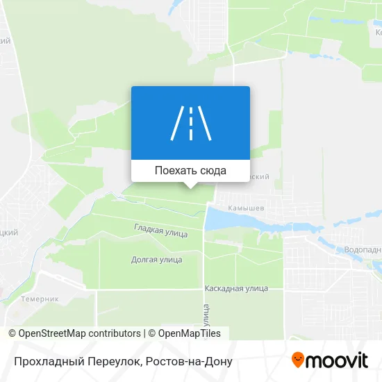 Карта Прохладный Переулок