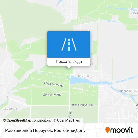 Карта Ромашковый Переулок
