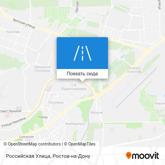 Карта Российская Улица