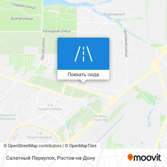 Карта Салатный Переулок
