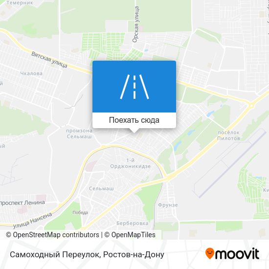 Карта Самоходный Переулок