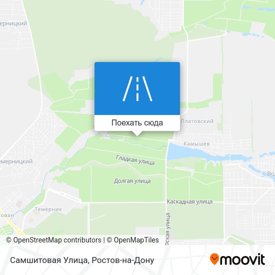 Карта Самшитовая Улица