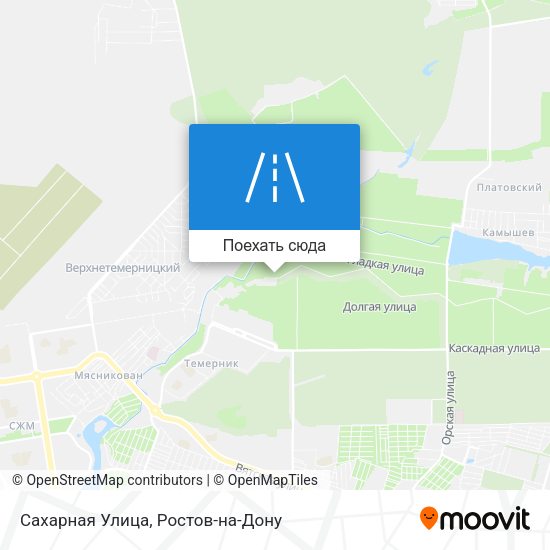 Карта Сахарная Улица