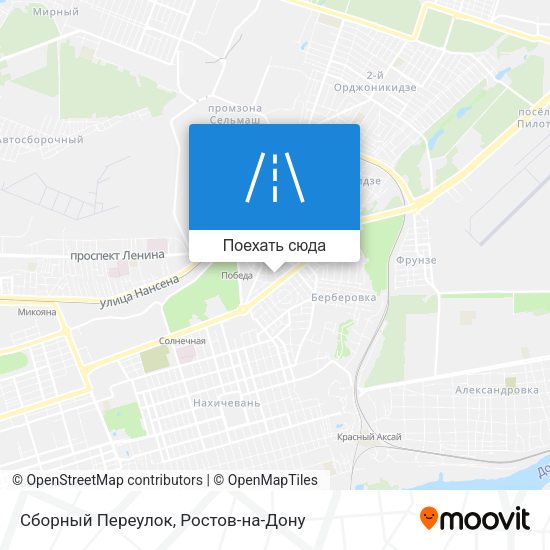 Карта Сборный Переулок