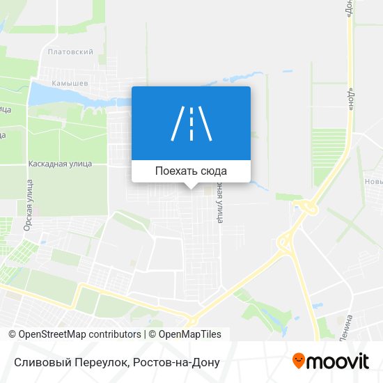 Карта Сливовый Переулок