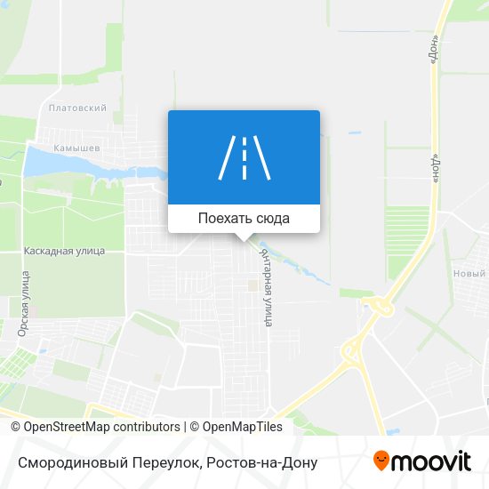 Карта Смородиновый Переулок