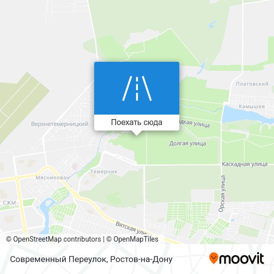 Карта Современный Переулок