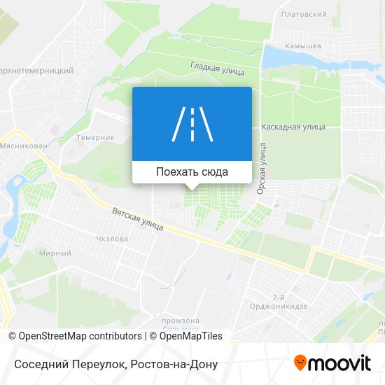 Карта Соседний Переулок