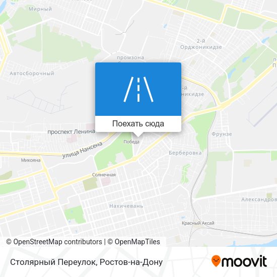 Карта Столярный Переулок
