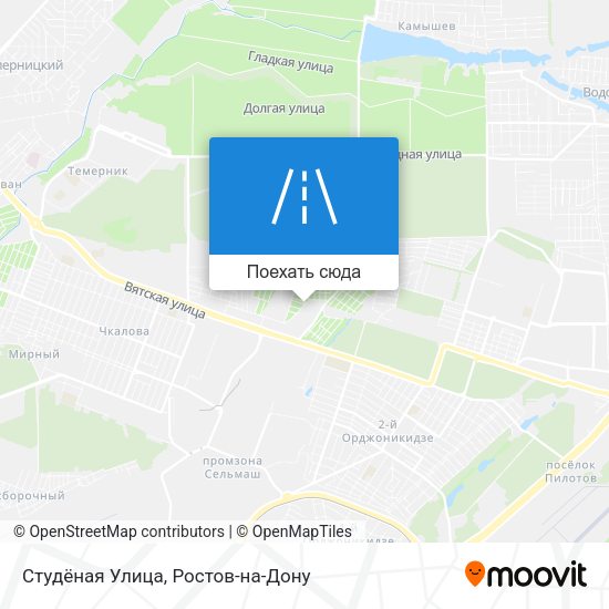 Карта Студёная Улица
