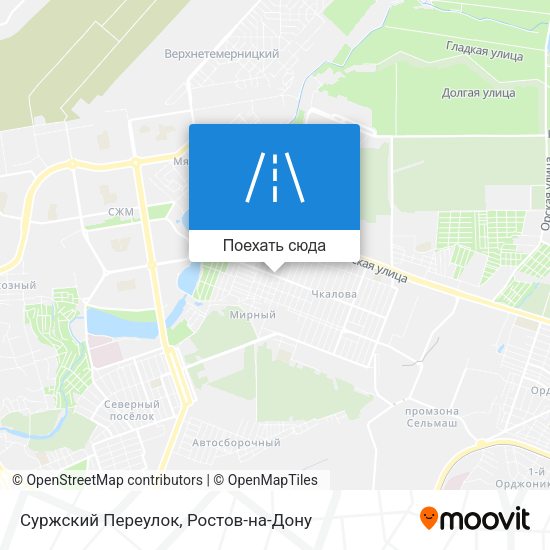 Карта Суржский Переулок
