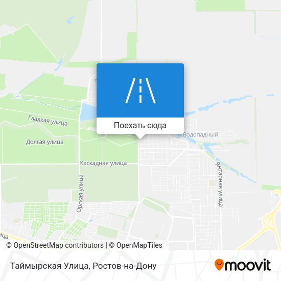 Карта Таймырская Улица