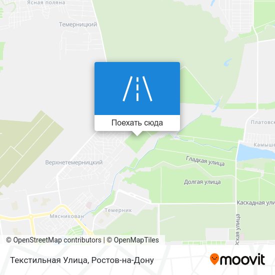 Карта Текстильная Улица