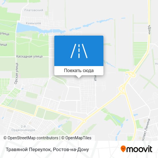 Карта Травяной Переулок