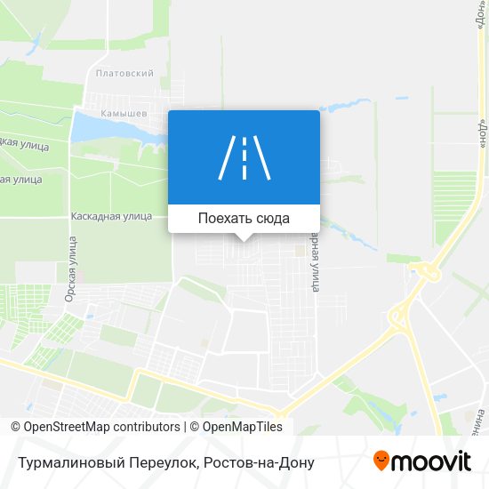 Карта Турмалиновый Переулок