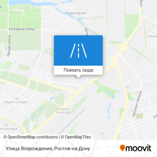 Карта Улица Возрождения