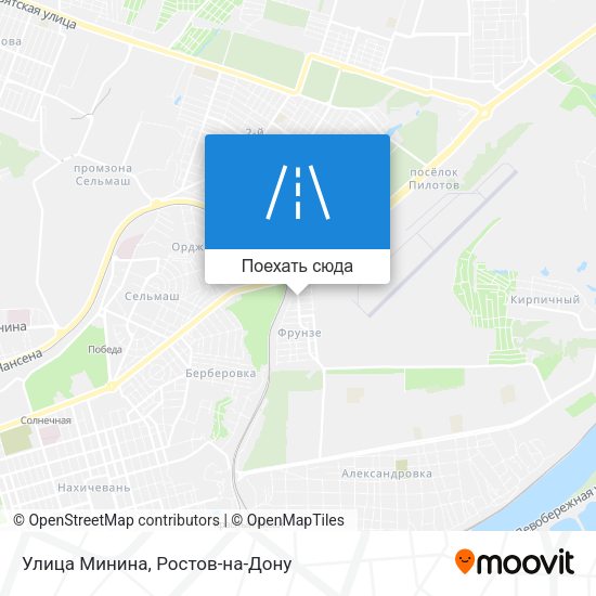 Карта Улица Минина