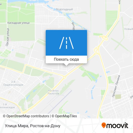Карта Улица Мира