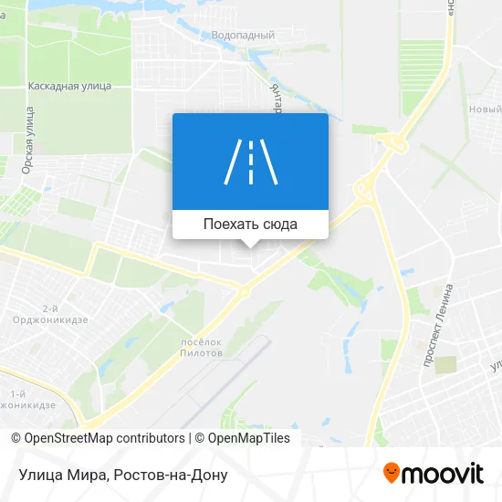 Карта Улица Мира