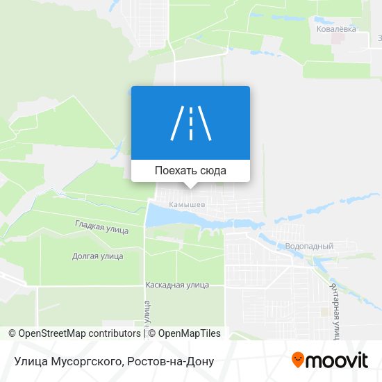 Карта Улица Мусоргского