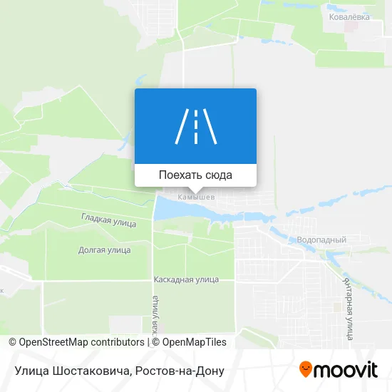 Карта Улица Шостаковича