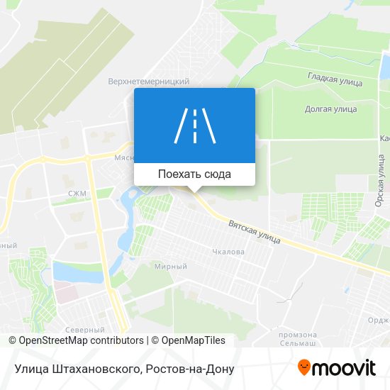 Карта Улица Штахановского